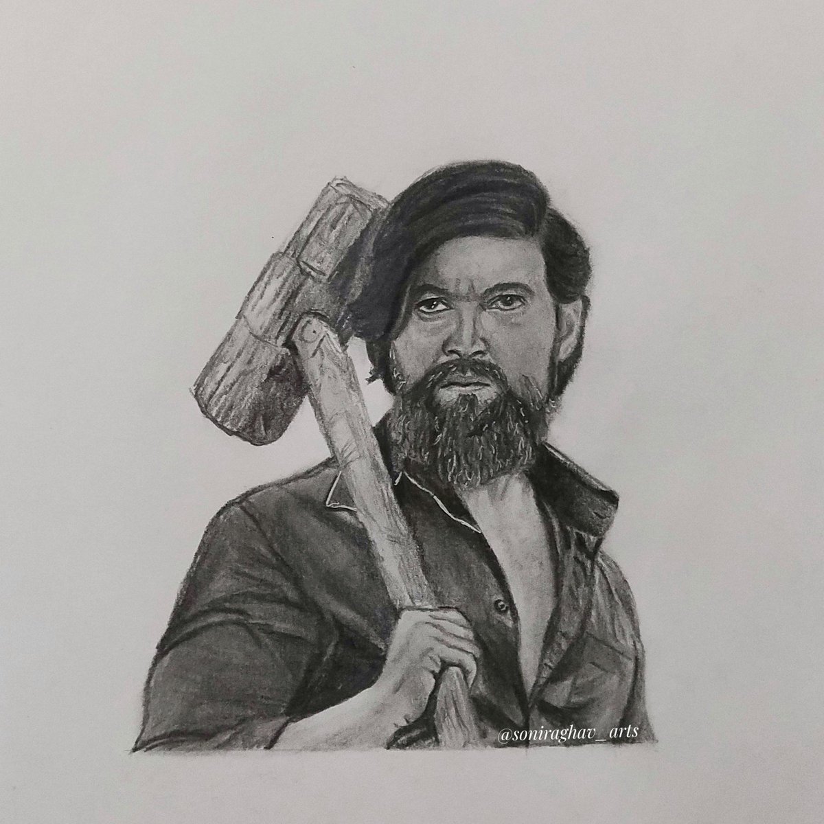 youtu.be/pAnGtUMAWJk
Drawing @TheNameIsYash 

Instagram - @soniraghav_arts 

#Yash #RockingStarYash #KGFChapter2 #KGF2 #KGF #KGFChpater2 #KGF #KGFChapter3 #KGFChapter2review #KGF2InCinemas #KGFChapter1 #Kannada #SouthIndianFilms #artist #art #artshare #drawing #artwork