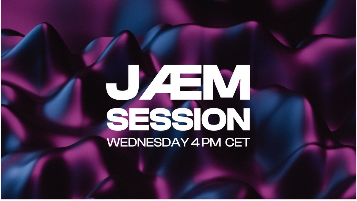 aeternity's tweet photo. Wednesday = Jæmsession
👇   👇   👇   👇   👇
https://t.co/FxOaHkjcIi

Join us today at 4 pm CET ⏰ for the weekly #aecommunity virtual gathering!

#community #meet #JaemSession https://t.co/c2YgBLQ72O