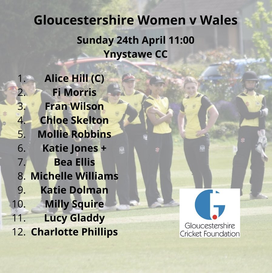 Team News!!

🏏Next up for @FlossyHill’s team is  <a href="/cricketwales_wg/">Glamorgan Women & Girls</a>  away at <a href="/ynystawe_ycc/">YCC - Ynystawe CC</a>. 

Great opportunity to bounce back and build on lots of positives from the last outing. 
#yourcounty #goglos #cricket #countycricket2022