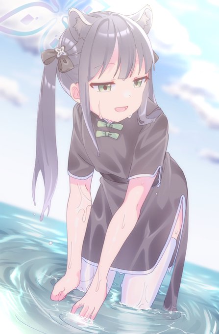 服を着たまま水に浸かる様子、性癖 