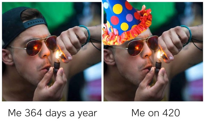 Me on 420 day 🤭😂😂 Happy 420 day https://t.co/OLBz8R26DV<a href="/tag/bbnaijaallstar"class="tags"><span>#bbnaijaallstar</span></a><a href="/tag/jihyo"class="tags"><span>#jihyo</span></a><a href="/tag/greenwoodout"class="tags"><span>#greenwoodout</span></a><a href="/tag/%D8%A7%D9%84%D9%86%D8%B5%D8%B1_%D8%A7%D9%84%D8%AA%D8%B9%D8%A7%D9%88%D9%86"class="tags"><span>#النصر_التعاون</span></a>