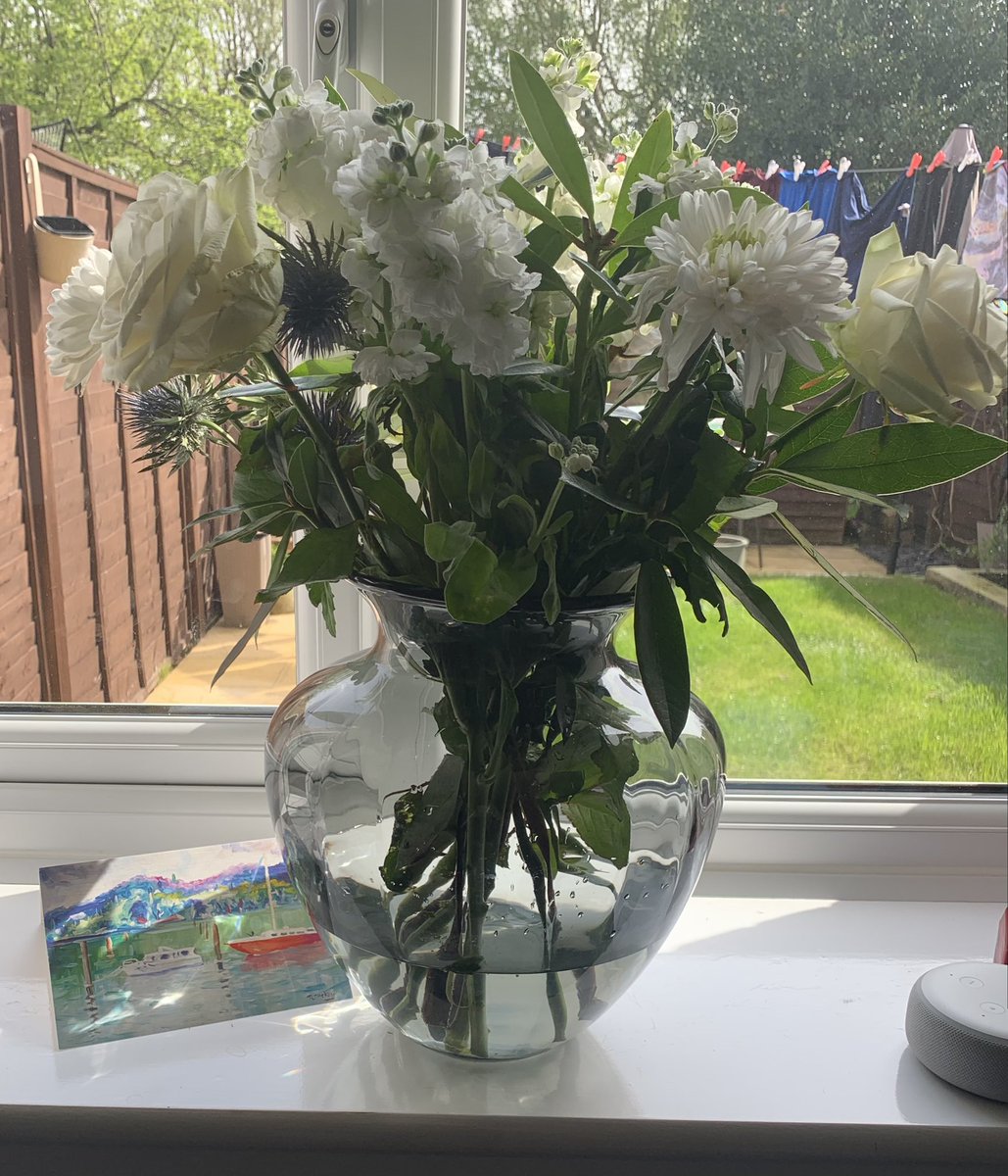 Thank you to the amazing team of Case Managers <a href="/We_Are_AJ/">AJ Case Management - CQC Registered</a> for the lovely leaving gifts. The flowers are still going strong, the M &amp; S voucher will buy something beautiful in our new home and the Gin… can’t go wrong with Gin!