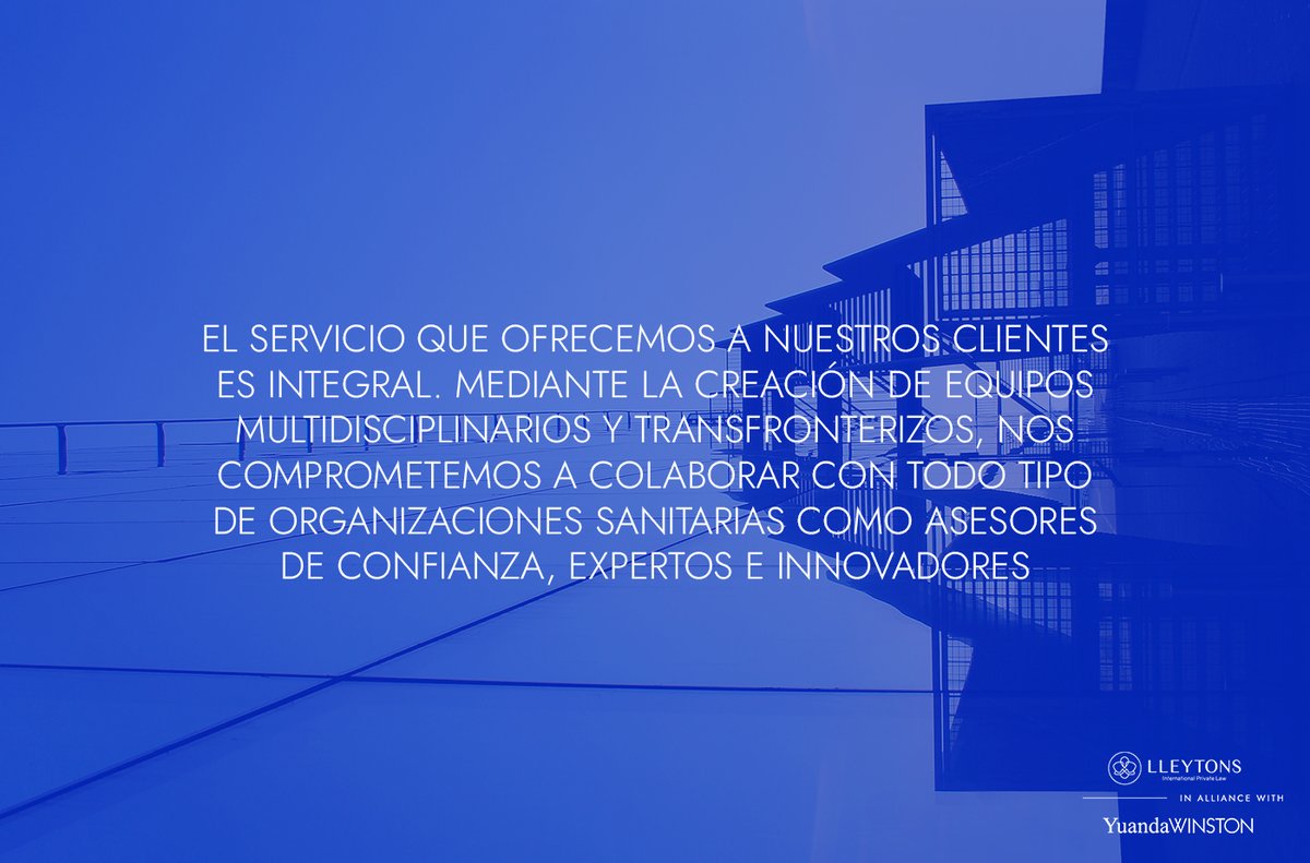 LleytonsLawFirm's tweet photo. En el área de Healthcare, ofrecemos un enfoque sensato, fomentando la colaboración entre industrias y fronteras. Nos apasiona nuestro papel en la formación de las alianzas y en el despeje de los caminos que conducirán a la próxima generación de tecnologías sanitarias digitales. https://t.co/M0Uh1aaIWm