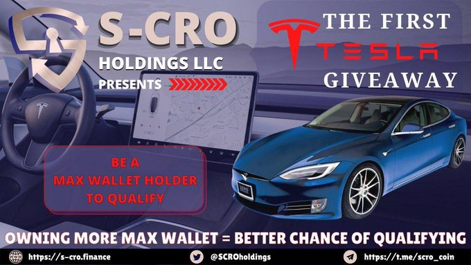 Fix3Crypto's tweet photo. Launch today! @SCROholdings crazy giveaways! Tesla or $40,000 in BNB or BUSD! $10,000 for some! Active members can win 0.1 BNB every Wednesday! #bnb #bsc #p2e #elon #scro #paypal #ria #twitter #BTC https://t.co/8EcJlusZle