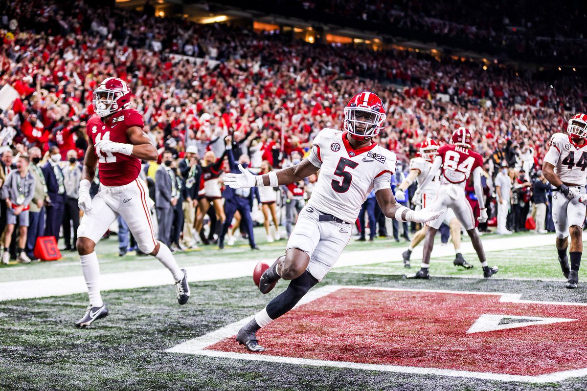 960theref's tweet photo. The Georgia Bulldogs have now been National Champions for 💯 days. #GoDawgs https://t.co/nygPWRsHxk