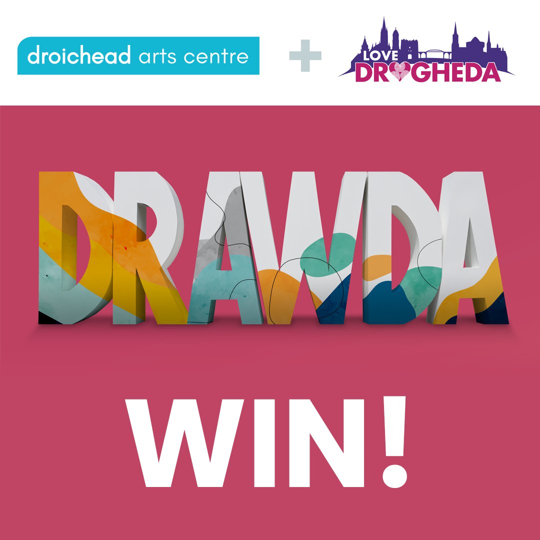 To celebrate the launch of DRAWDA &amp; our Free Family Day Out this Sat 23 Apr, we're giving away both a €50 Droichead Arts Centre Gift Voucher and a €50 Love Drogheda Gift Card!
To enter like this tweet &amp; tag who you'll bring along to join the fun!
Entries close 5pm Thu 21!