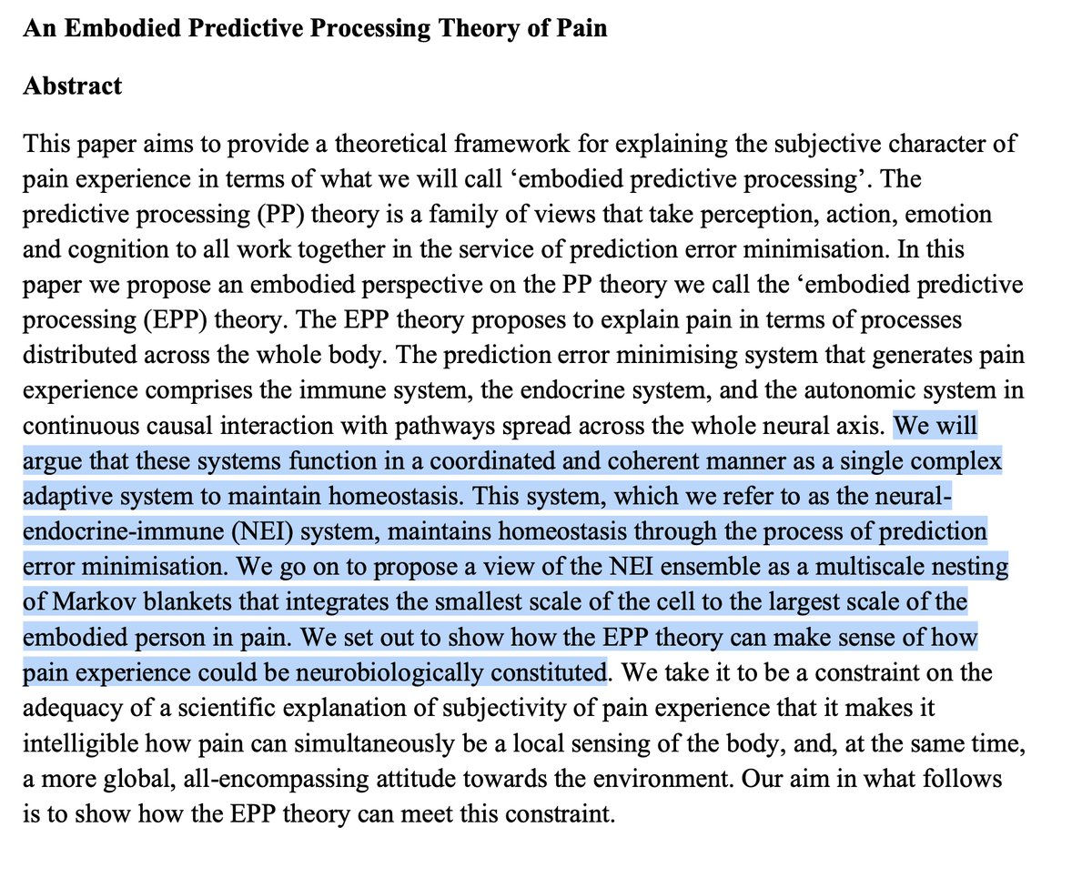 altThinq's tweet photo. A very important paper in the sense of future directions for pain research &amp; treatment, while at the same time providing a path to naturalising philosophical debates around pain by being impeccably biologically informed!! (but i am biased) Open access here https://t.co/CeFwrbLnVh https://t.co/eE4ttOg5be