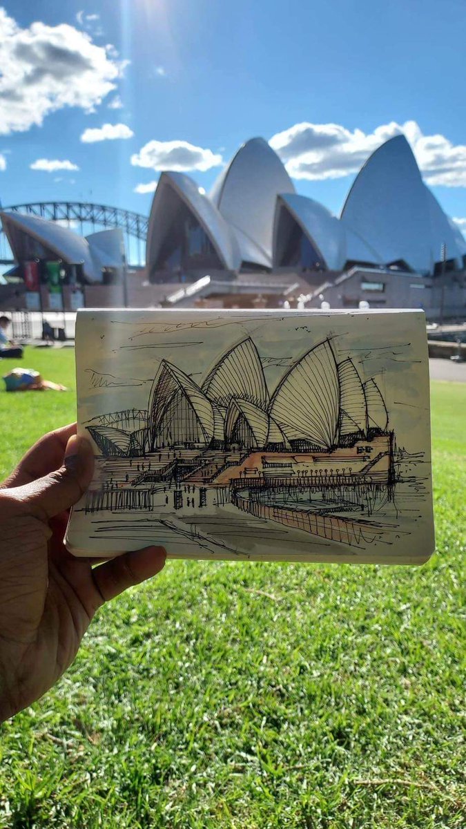 VisweshWarrier's tweet photo. This one never ceases to amaze.

#sydneyoperahouse #sydneyarchitecture
#utzon #handsketch

@SydOperaHouse https://t.co/HEsu0ltnuE