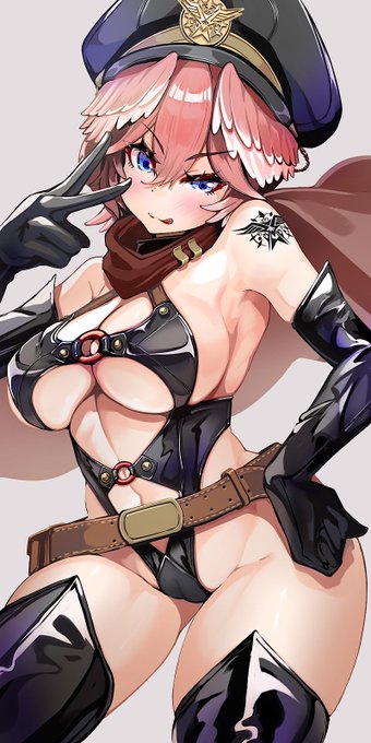 悪の女幹部といえばレザーで黒のハイレグだと思うんですよね!
#Luillust 