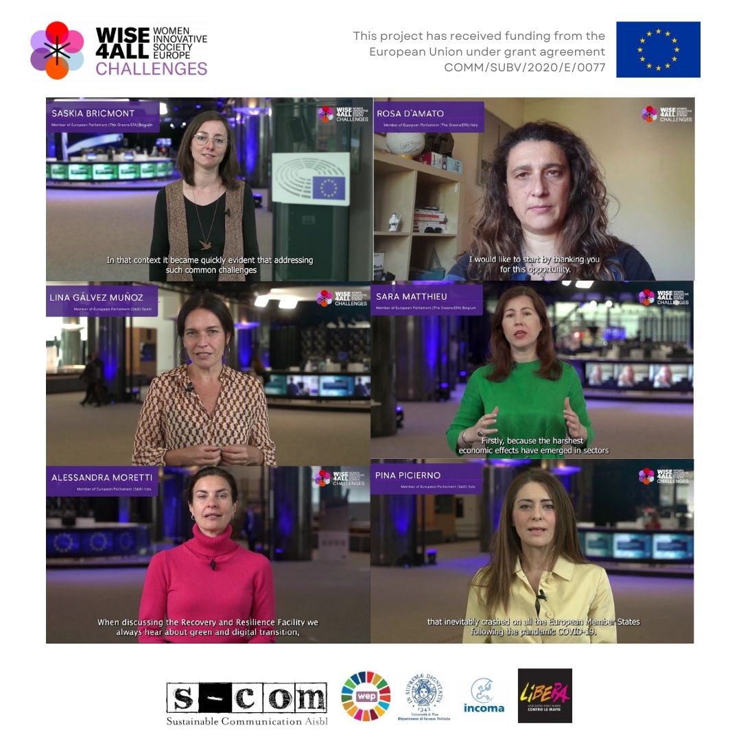 AllWise4's tweet image. The #RRF WG interviewed some #MEPs, and on the 8th September, @ScomEu organised an online #debate to discuss the RRF with Belgian, Italian and Spanish MEPs.
General and country-based #conclusions emerged from these events: check them on our YouTube channel &quot;WISE 4ALL&quot;.