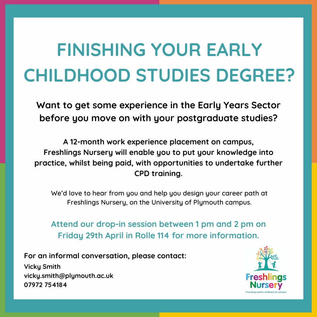 FreshlingsUCSP's tweet photo. #jobopportunities #plymuni @PlymUniIOE https://t.co/n8B9xXCP9r