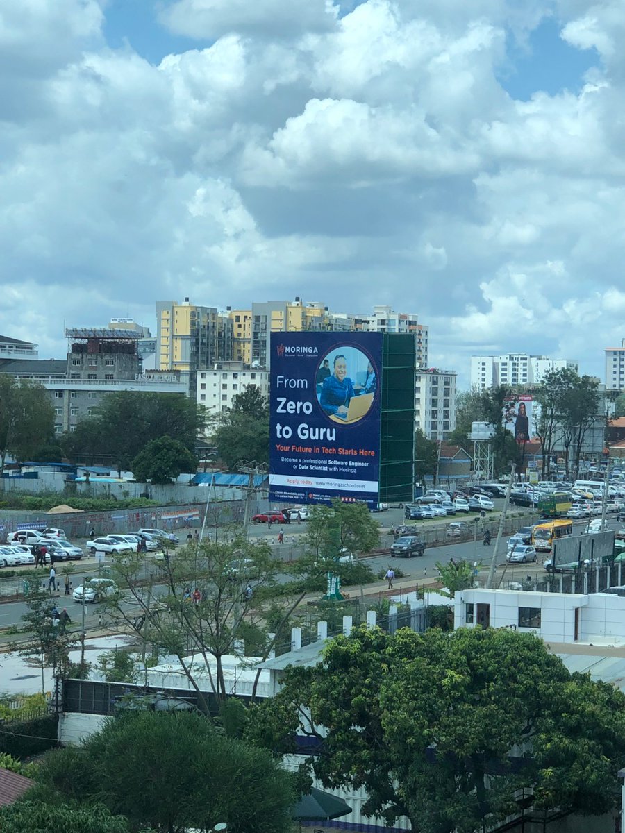 .<a href="/moringaschool/">Moringa School</a> banner painting the streets of Nairobi!