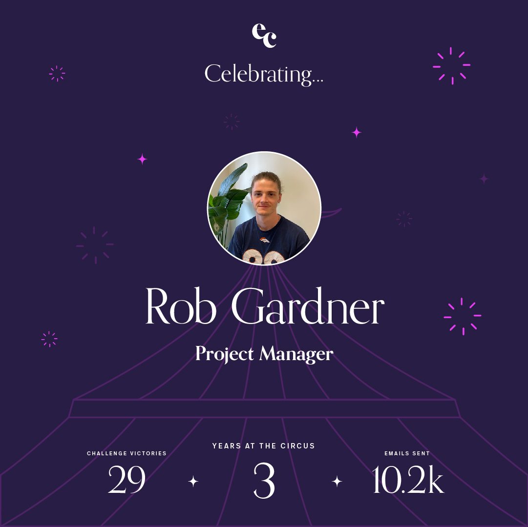 Electr1cCircus's tweet photo. Whether he's sprinting downfield or managing a development sprint, he's a safe pair of hands. This week we're celebrating Rob and his 3 years at Electric Circus. He's managed stand-out projects for Tesco, DHL and Amazon and he's a two time winner of the annual challenge trophy! https://t.co/0X3ztOTMJ2