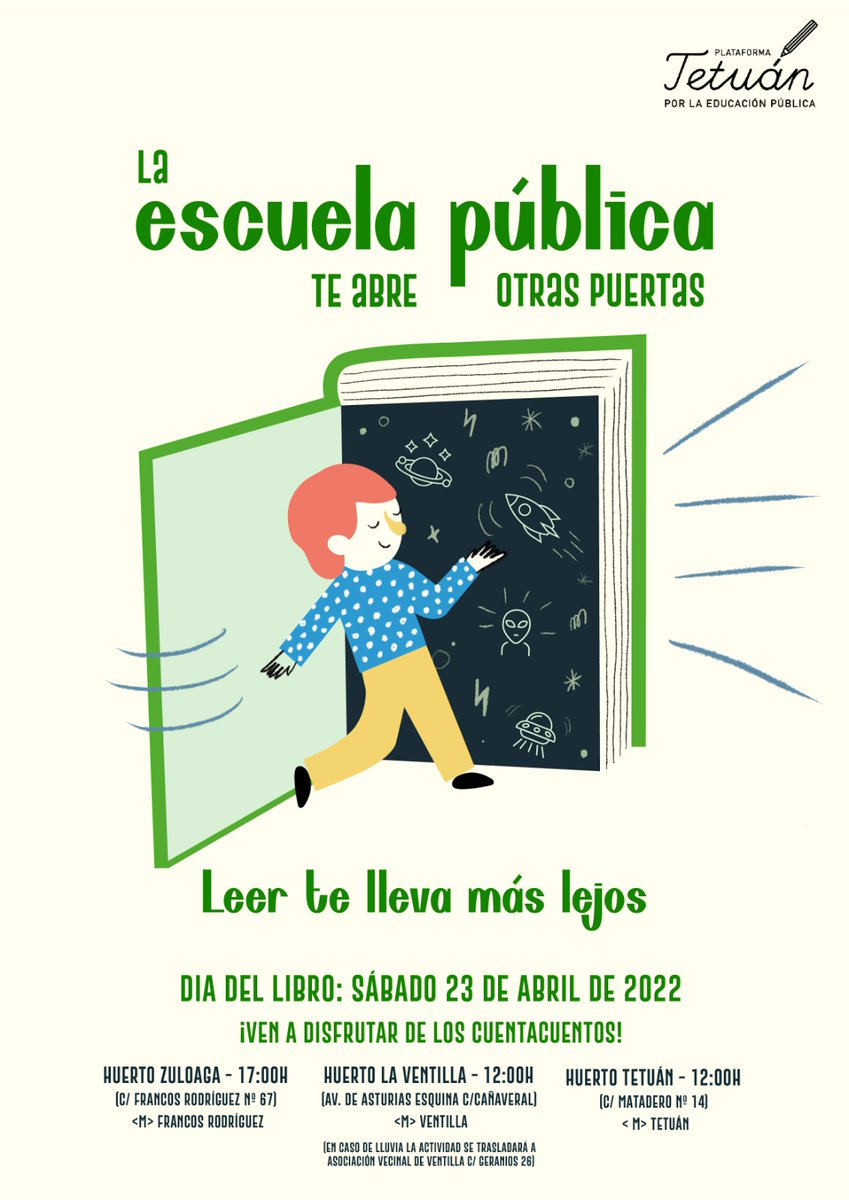 El sábado celebramos el #DiadelLibro2022