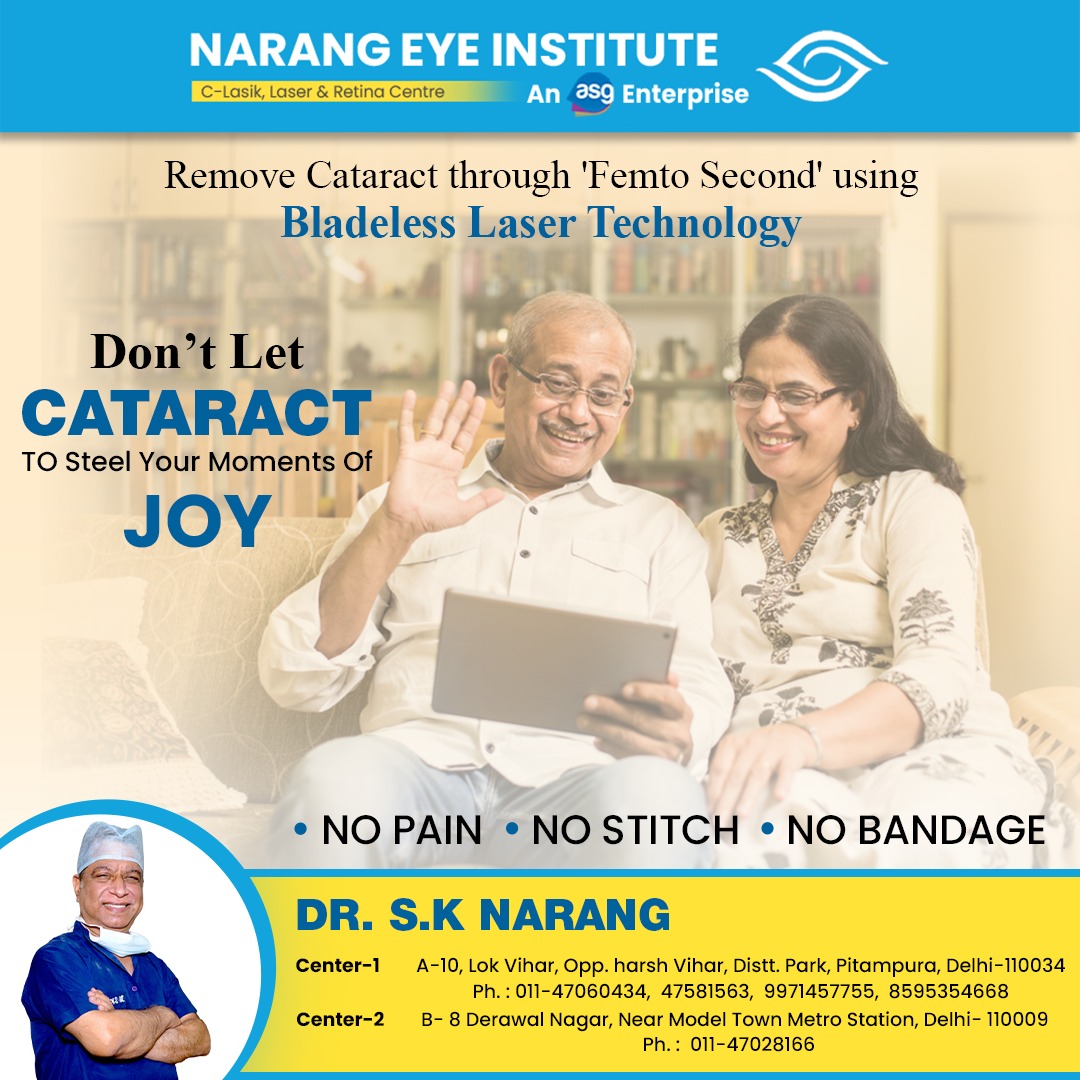 EyeNarang's tweet photo. Visit: https://t.co/HZ9eY8rbwj
CENTER 1: B- 8 Derawal Nagar, Near Model Town Metro Station, Delhi
Ph: 011-47028166, 27141134, 27118319, 35604711
CENTER 2:  A-10, Lok Vihar, Opp. harsh Vihar, Distt. Park, Pitampura, Delh
Ph: 011-47060434, 47581563, 9971457755,
#narangeyeinstitute https://t.co/vTfn902lFe