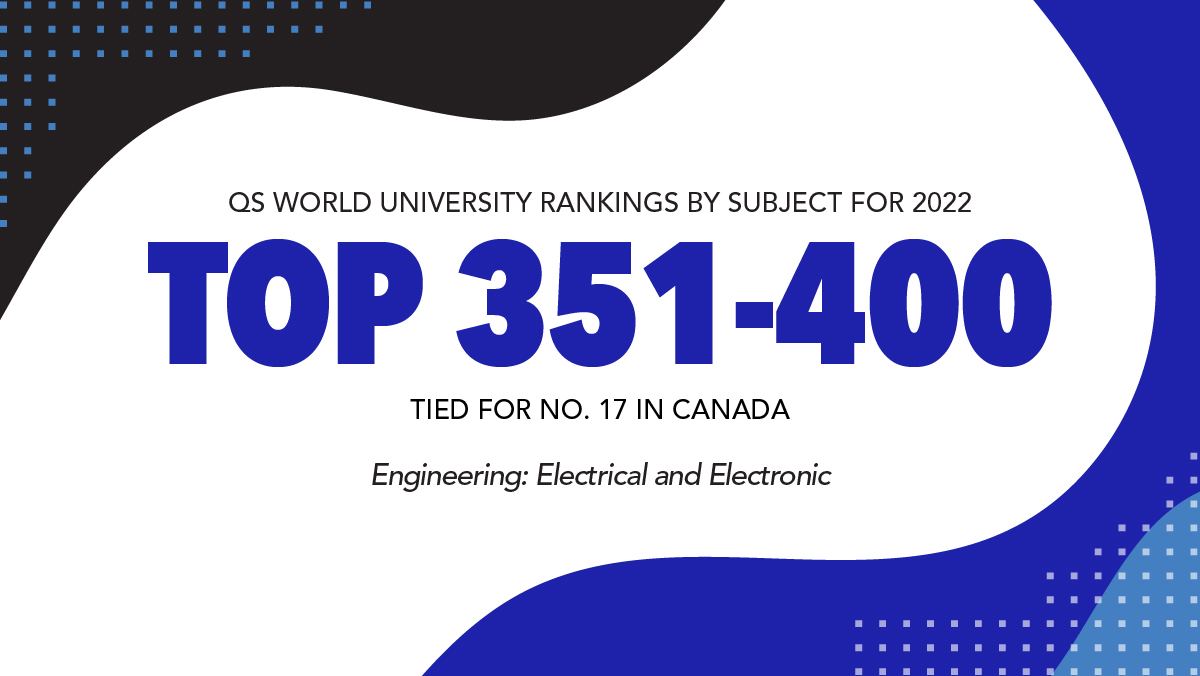 MemorialU's tweet image. Have a look at Memorial&apos;s placement in the #ElectricalandElectronicEngineering category: tied for 17th place in Canada, according to the QS World University Rankings by Subject!🌎

QS is considered one of the leading university rankings, rating top global universities.