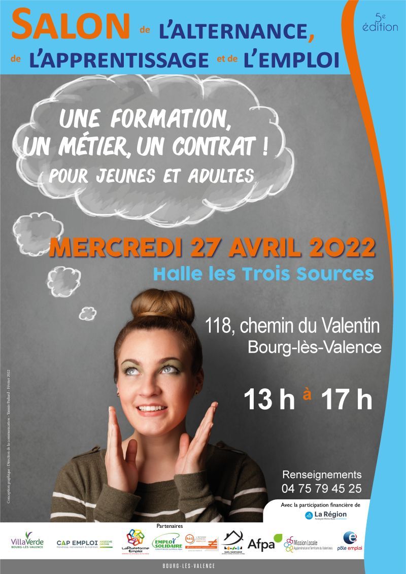 EcemaValence's tweet photo. Rendez-vous mercredi 27 avril au Salon de l'Alternance Halle les Trois Sources @bourglesvalence !
Venez découvrir nos programmes de formation & rencontrer nos équipes !
valence@ecema.fr / 04 81 09 02 80
#alternance #rentrée2022 #ecemavalence #ecema #entreprise #formation https://t.co/xNfQ4qWNmF