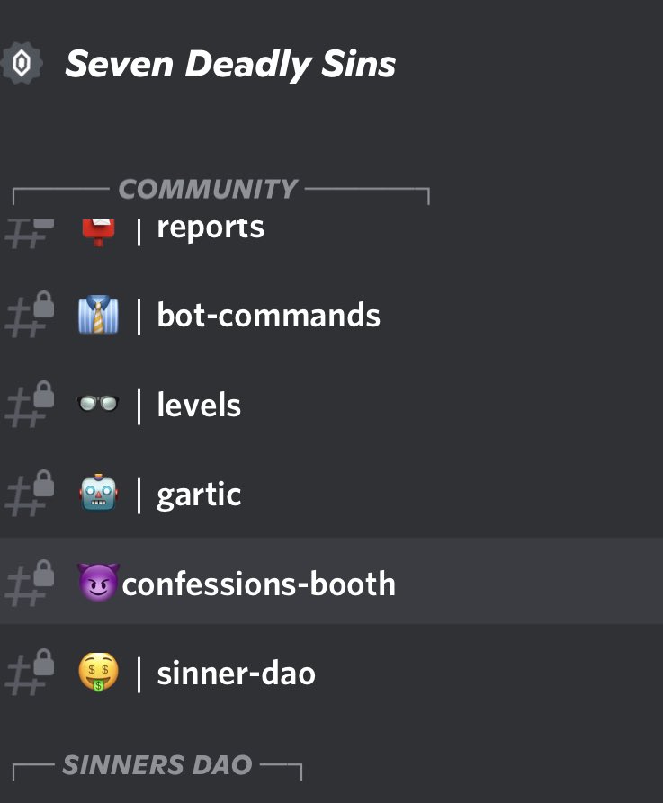 hnr_embassy's tweet photo. In 2022, you don't have to go to church to confess your sins. You can visit our discord &amp; confess your sh*t right now! 😈 What other @solana NFT project is encouraging positive mental health? Help yourself already you little pu**y. Go &amp; grab some @SevenDeadly5ins ASAP &amp; confess! https://t.co/xv2PlG9Drn