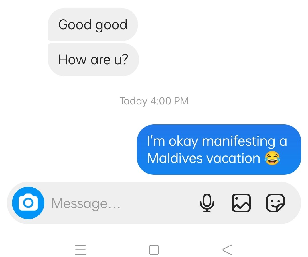 Akashbombaee's tweet photo. Someone asks, How are you ?
Le Me  @makemytrip

#marketer #instagram #socialmedia #writer #vacation https://t.co/C2QZuJCy33