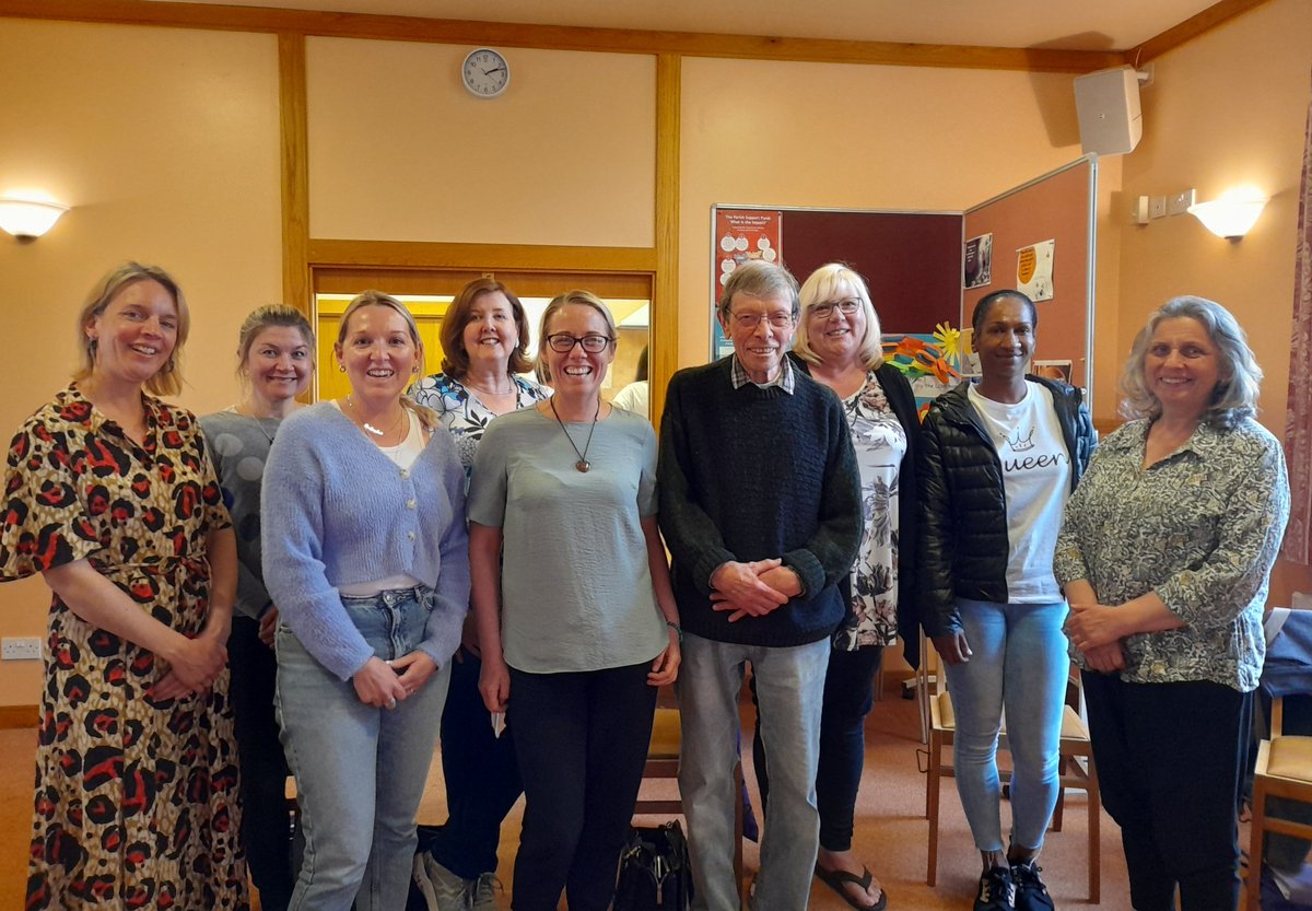 This lovely smiley bunch are the nine shiny new #volunteers who have just completed the #HomeStart preparation course, ready to get out there and support #Sutton families Thank-you - you are all amazing! ❤ 
#FamilySupport
#HomeStartVolunteer