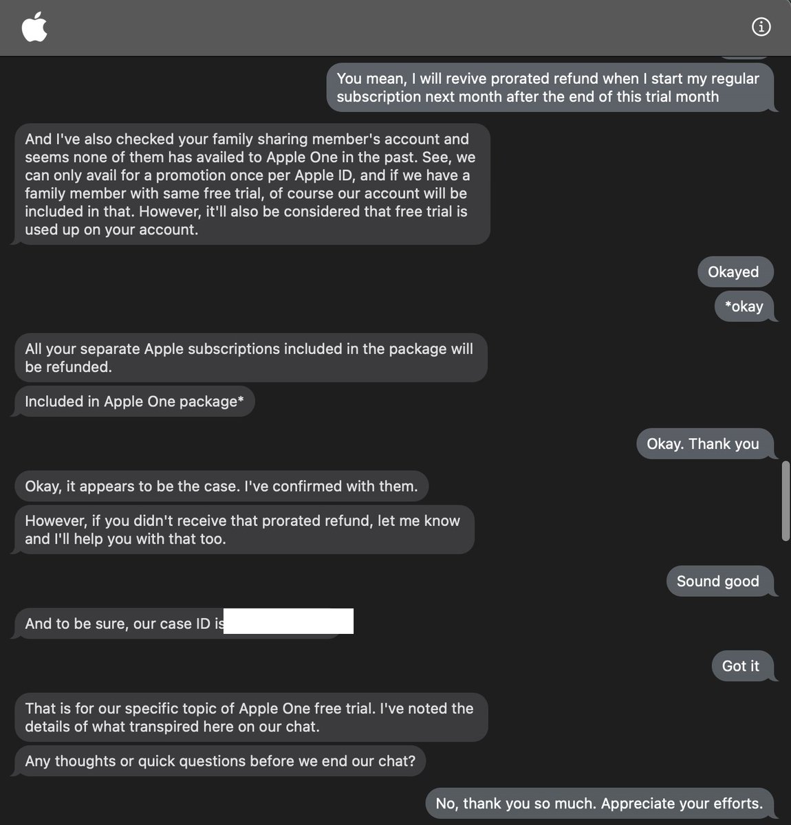 DwayneTheKing18's tweet photo. #Apple I feel cheated by the Apple in scamming me for the free one month trail for Apple one. I was promised to get refund on prorated basis. 1/2  cont... https://t.co/oClRw1w3XW