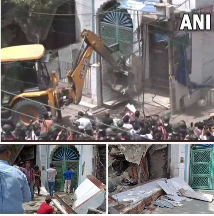 आखिर सत्ता धारियों का जुल्म मजलूम और लाचारो पर कब तक चलेगा।
#StopBulldozingMuslimHouses 
#IndianMuslimsUnderAttack 
#farukAliKhan13_restore