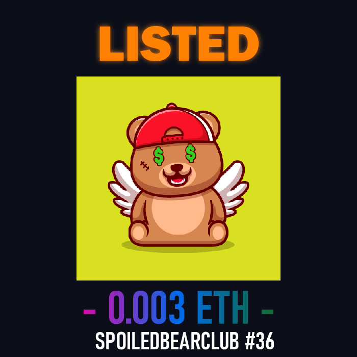 SpoiledBearClub's tweet photo. @TodoNFTs https://t.co/SLaT2d8cXx