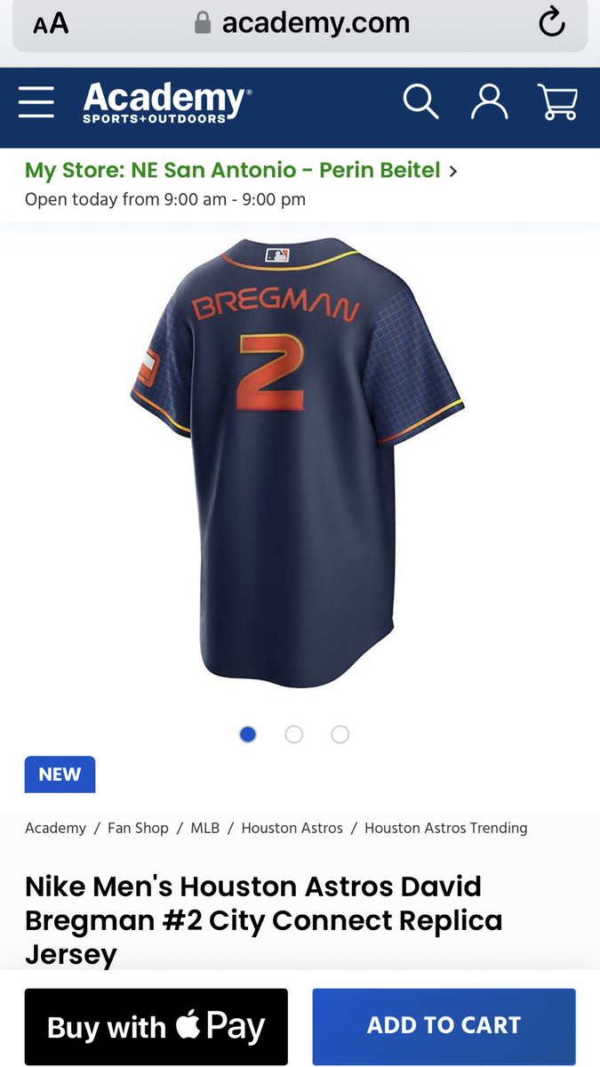 StephEstrada_TX's tweet photo. @Academy So now y’all just go around renaming the Astros 3rd baseman?  @ABREG_1  😳 https://t.co/nGcD9QU4Su
