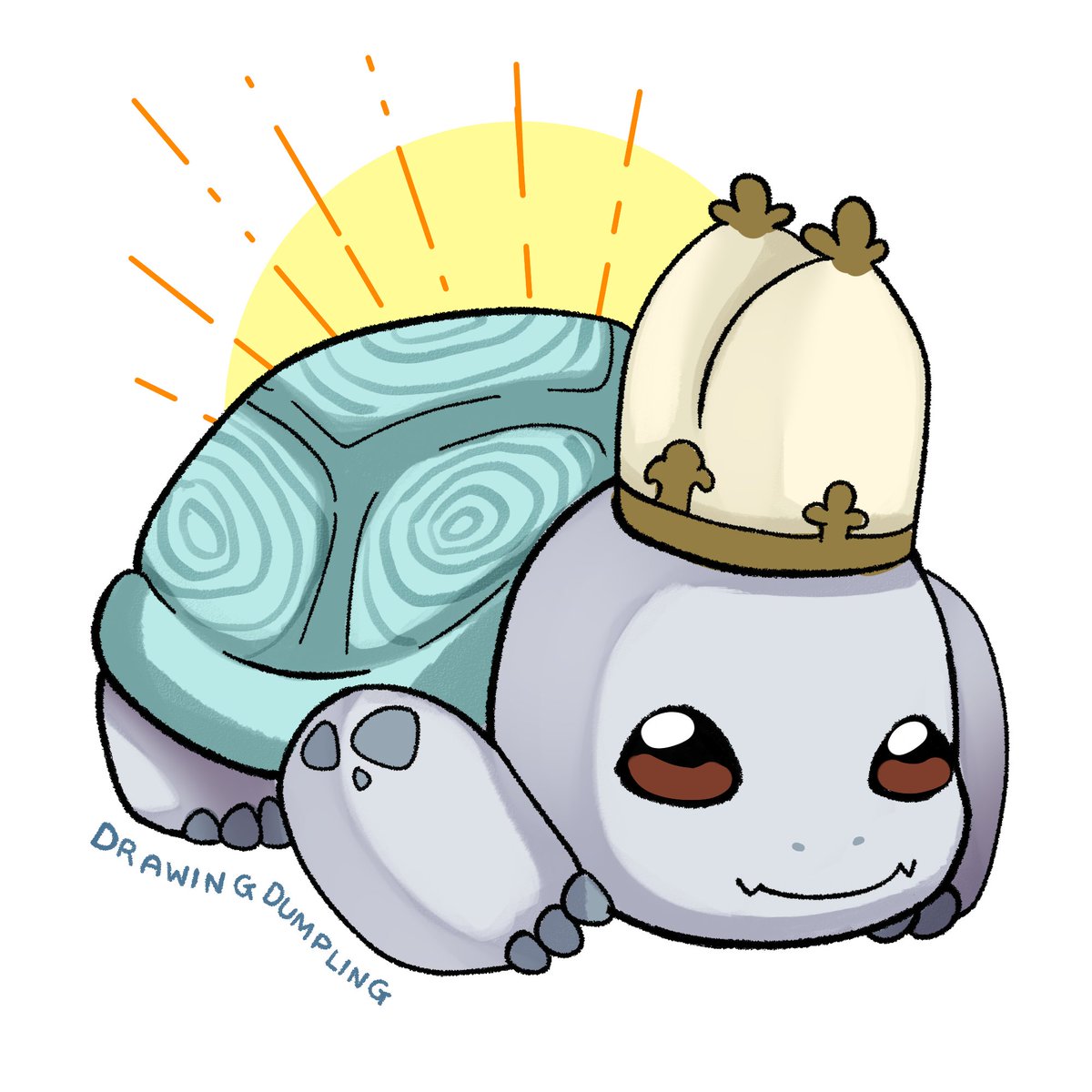 DrawingDumpling's tweet photo. finally able to work on some merch designs tonight ! maybe will be seeing some at smash?
🐢
Pope dog
.#ELDENRING #popedog #turtlepope https://t.co/CApfvM16h3