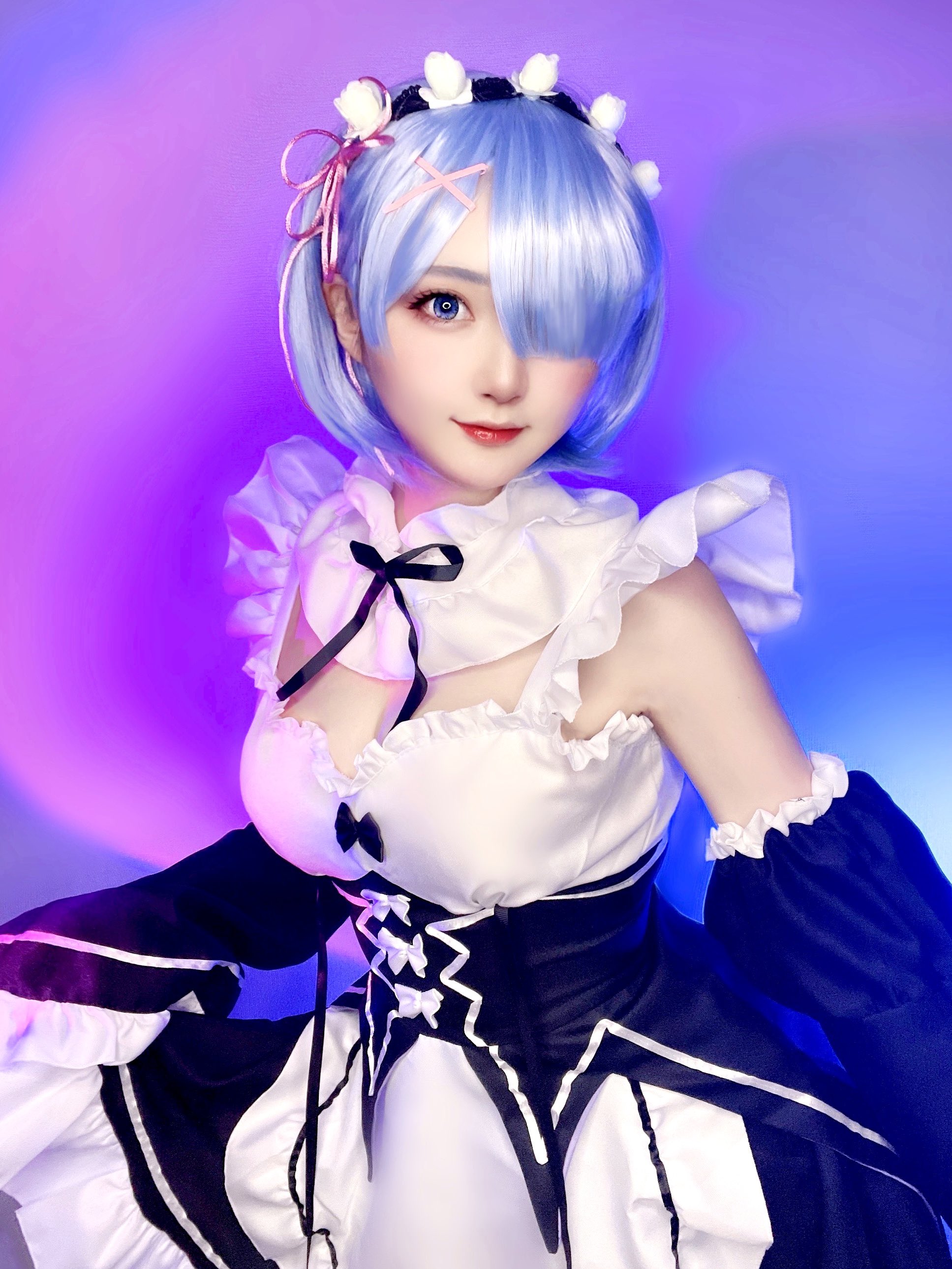 Cosplay hot maid Rem Re:Zero