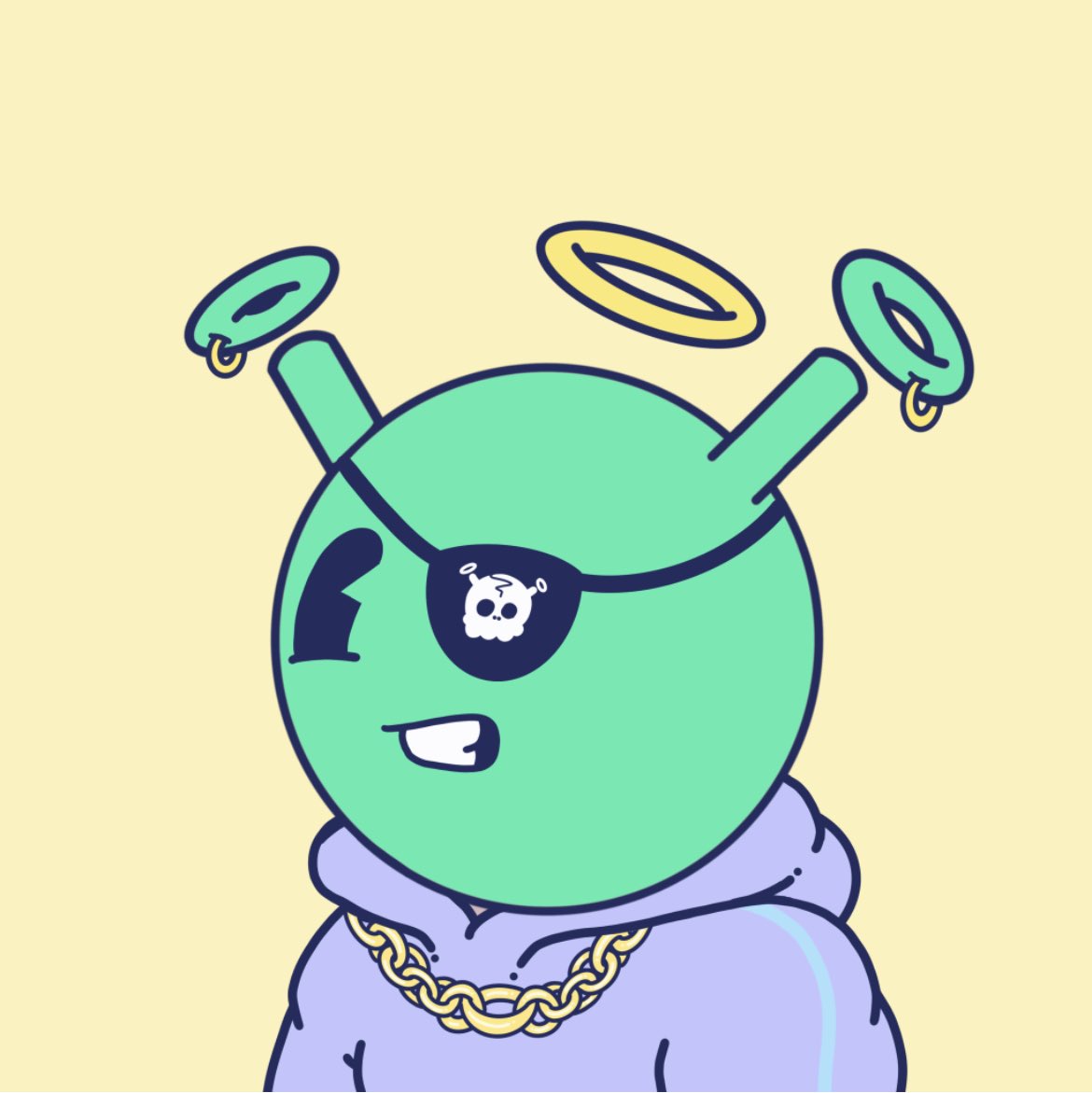 GM Quirks <a href="/quirkiesnft/">Quirkies</a> Literally woke up thinking about Quirkies this morning.  Had to add this guy to the gang. #Quirkies