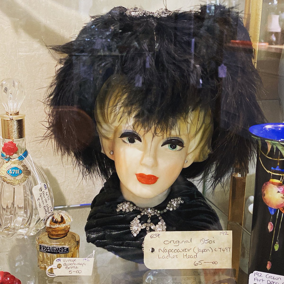 astraantiques's tweet photo. This rather interesting 1950’s Japanese Napcoware head has just come in. #50s #japanese #vintagejapanese #kitch #newstock #napcoware #retrohead #vintagehead #50shead #astraantiquescentre #hemswell #lincolnshire https://t.co/s4aGjBdPVq