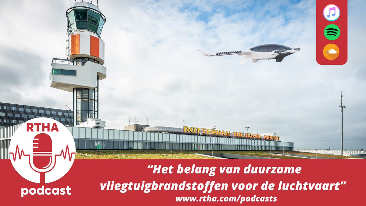 Met trots delen we onze nieuwste podcast van @RTHA_Nieuws. We praten met deskundigen over hoe duurzame vliegtuigbrandstoffen bijdragen aan een duurzamere luchtvaart. Dat kan bijvoorbeeld met #flyonsaf. Luisteren? rtha.com/podcasts #duurzaamRTHA #rotterdam #denhaag