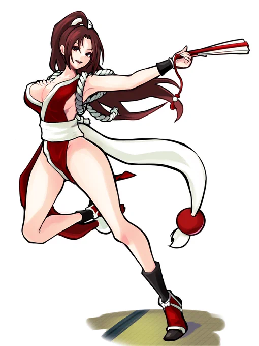不知火舞ちゃん描きました☺️
KOFキャラクター初描きです✨ 