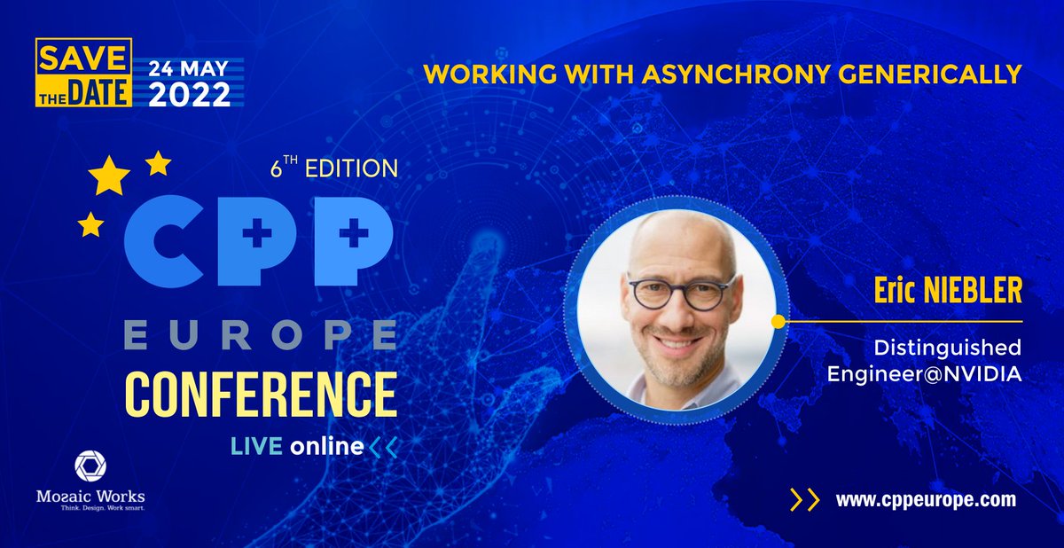 mozaicworks's tweet image. Do you have C++ questions unasked? Take advantage of the Ask-Me-Anything session with @ericniebler, at the 6th edition of CppEurope Conference.
#PassionForCoding #cpp