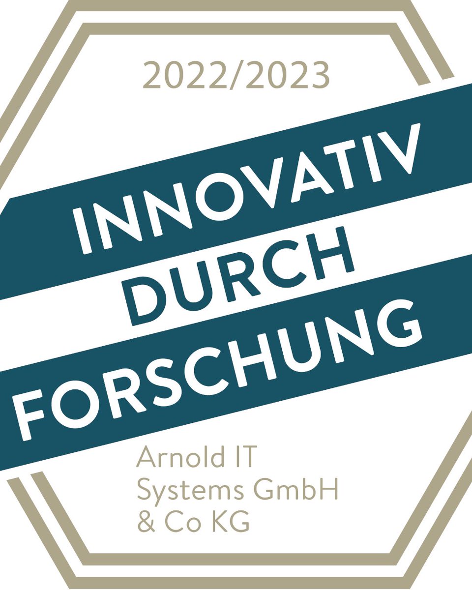 ARNOLD_IT_Sys's tweet photo. #Stifterverband zeichnet #Arnold_IT_Sys erneut mit dem Forschungssiegel aus. Die Organisation würdigt damit das Engagement des Freiburger Systemhauses im Bereich Forschung und Entwicklung #forschung #entwicklung #innovation #freiburg https://t.co/bSxl1ynvi8