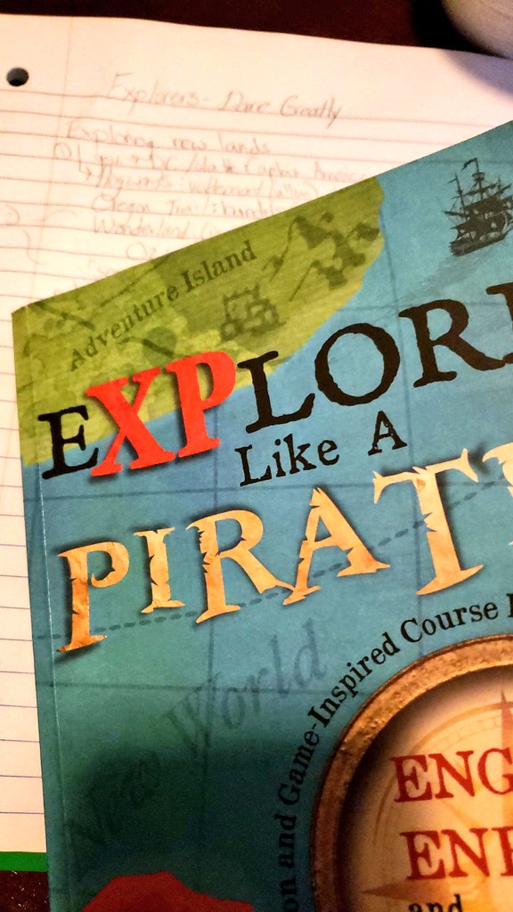 The ideas are truly endless...already thinking ahead to next year😉 #explorelikeapirate #gamification
