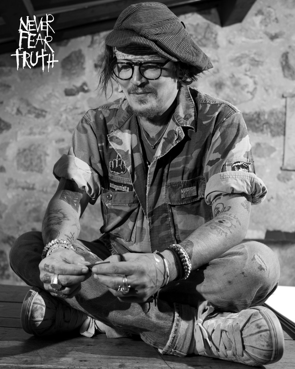 🔥 AIRDROP COMPLETED 🔥

Track 1 is a playful, never before seen photo of Johnny taken BTS as he plotted the route that his music would take in the project &amp; this NFT operates as an access pass to what he has planned. 

opensea.io/collection/nev… 

Photo credit <a href="/elliotnyman/">Elliot Nyman</a>