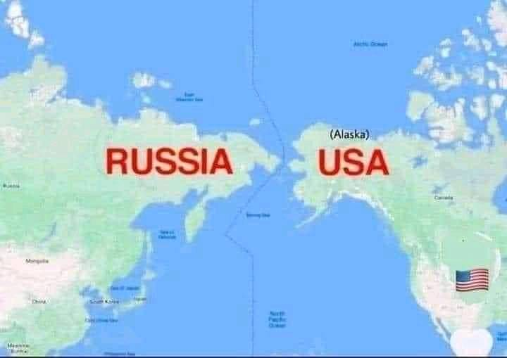 CaneCutter2's tweet photo. #FactFun #Russia and the #USA 
Did you know that Russia 🇷🇺 and USA 🇺🇸 are neighbours on the other side of the globe 🌎?

If you live in America and think Russia is on the other side of the world... You will be surprised to know that:
- https://t.co/DT2DOWFgnr