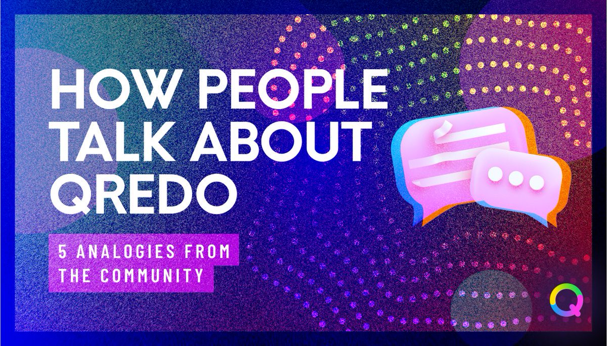 #Qredo can be hard to say and even harder to explain… 

But the #Qredonian community has done a great job at it through the use of analogies☝️

To help you explain #Qredo even to your grandparents, we review 5 of the most common community comparisons👇

bit.ly/3DGKbXj
