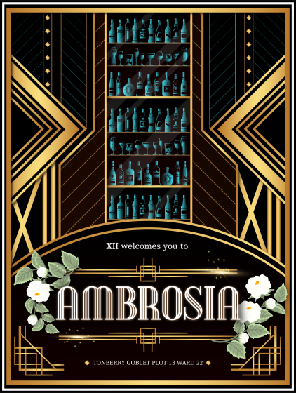 XII_Tonberry's tweet photo. This Saturday, 23rd April 7pm GMT+8, we welcomes you to <Ambrosia> Bar, Lounge and Jazz. 
Come relax and unwind before your nights out, or even after!🌺

(In loving memory of #AmbrosiaXIV by @KiriShiiro)
Poster by: @Panzer_XIV https://t.co/UrjHNauC85