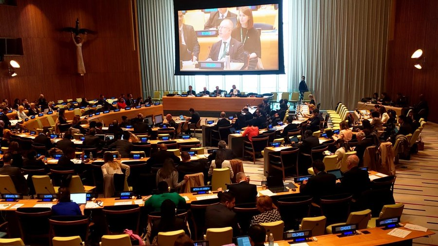 IrishMissionUN's tweet photo. Terribly sad news about the passing of @dfatirl Legal Adviser James Kingston

James was a generous colleague &amp; a gifted international lawyer. His sharp mind guided Irish foreign policy through the most complex legal issues imaginable.

He will be missed by his many friends here🇺🇳 https://t.co/IJayY4eeyn