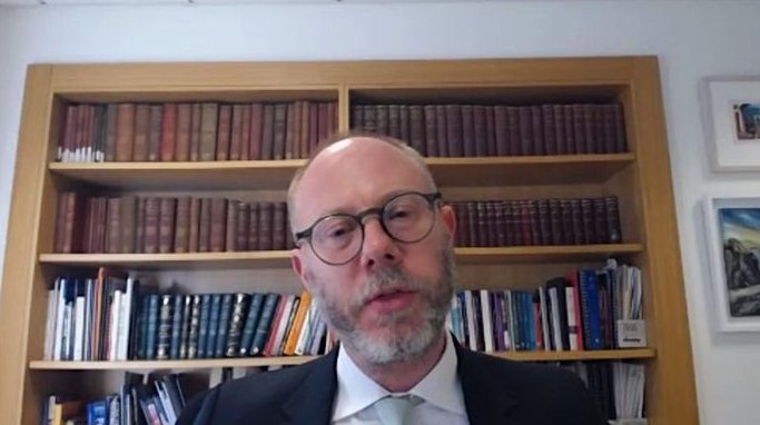 IrishMissionUN's tweet photo. Terribly sad news about the passing of @dfatirl Legal Adviser James Kingston

James was a generous colleague &amp; a gifted international lawyer. His sharp mind guided Irish foreign policy through the most complex legal issues imaginable.

He will be missed by his many friends here🇺🇳 https://t.co/IJayY4eeyn