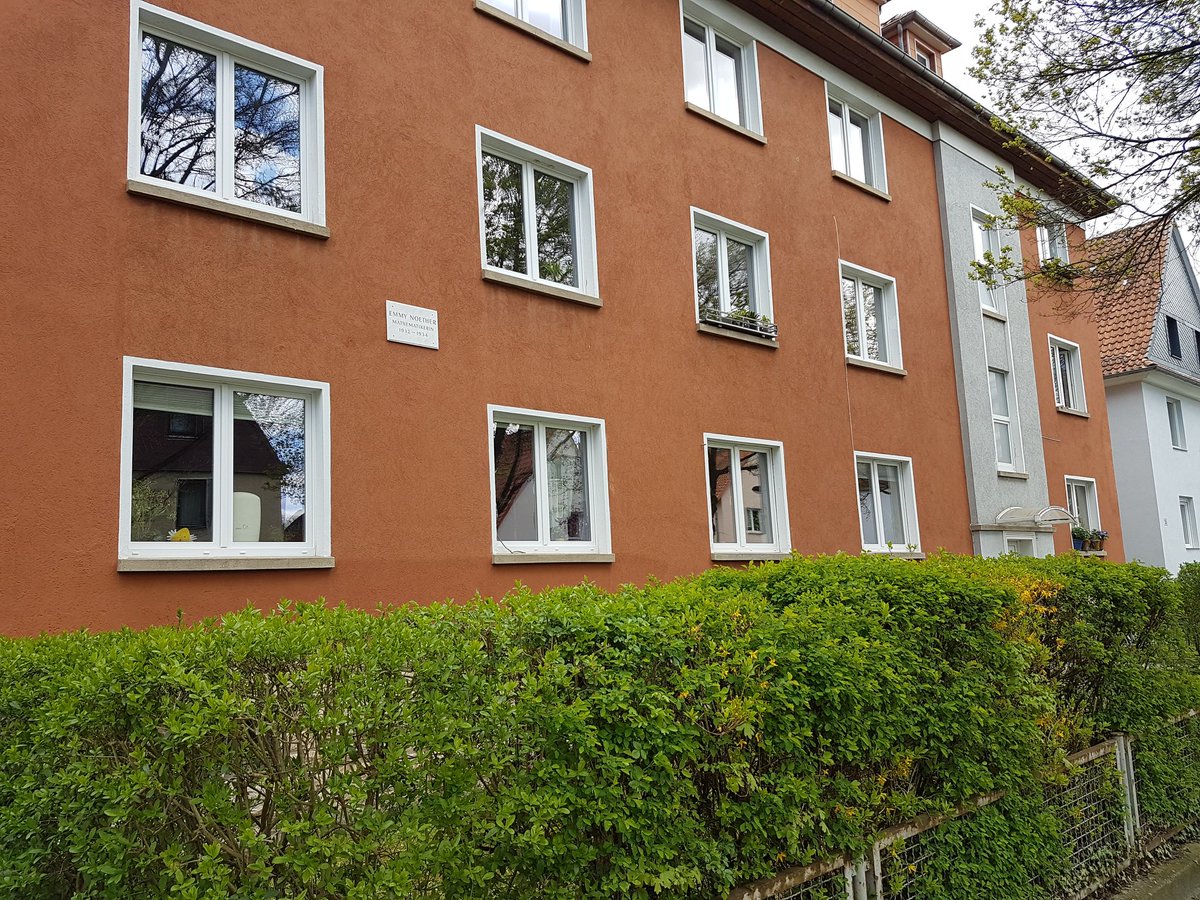 Back in Göttingen for a short visit. Apparently Emmy Noether was living in this house shorter than I did (6 years).