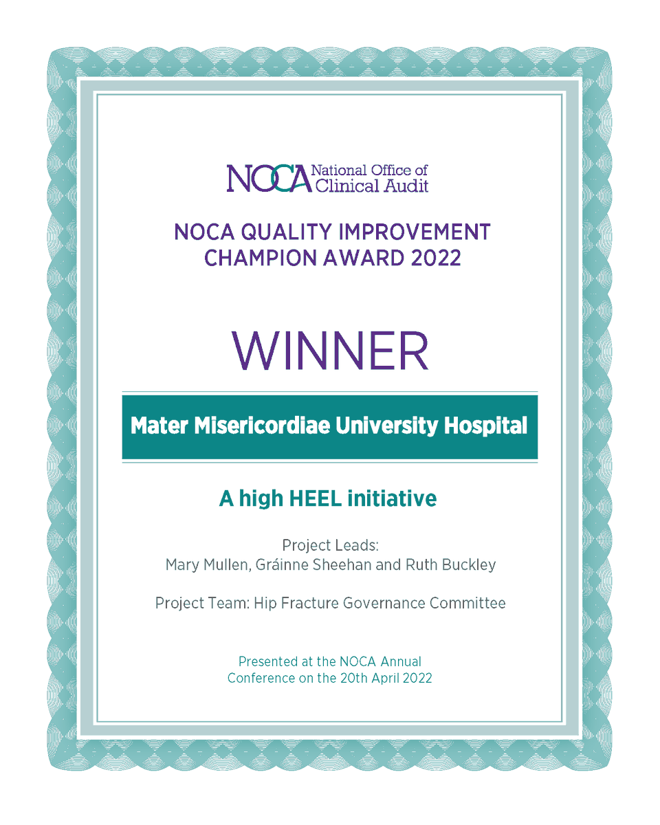 noca_irl's tweet photo. Collette Tully, NOCA Executive Director, thanks everyone who submitted to the NOCA Quality Improvement Champion Award 2022. We are delighted to announce the winner of this year's award - A High HEEL initiative from @MaterDublin Congratulations to the entire team #NOCA2022 https://t.co/1JHvo7GIKU