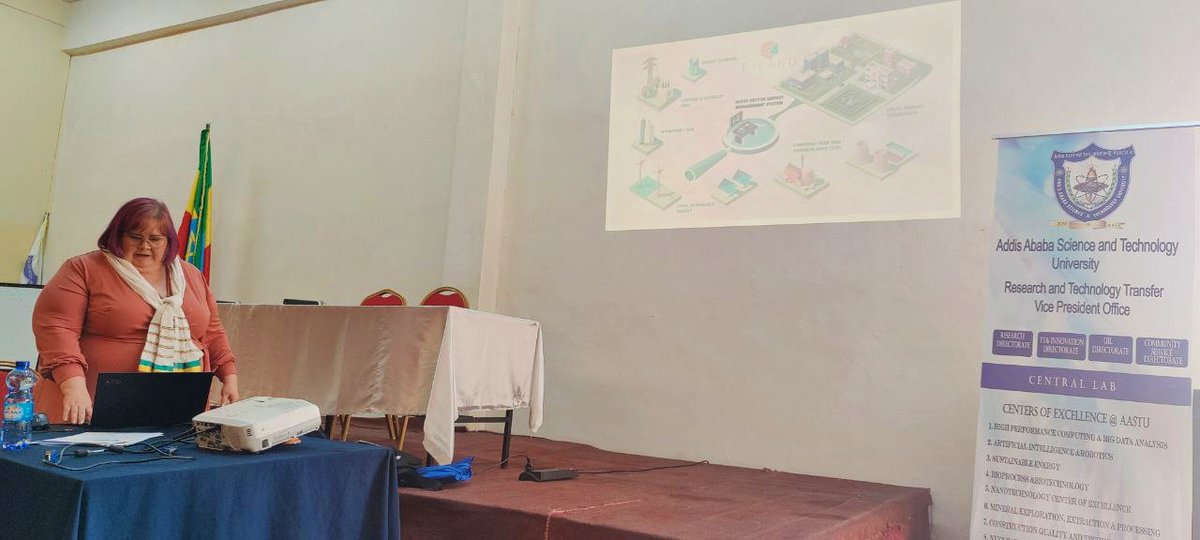 Last week, Heidi Tuiskula, from Smart Innovation Norway, presented the E-land project as a case for successful transcontinental research collaboration at AASTU in Ethiopia. Eight different research universities were in attendance, making the Ethiopian outreach excellent!