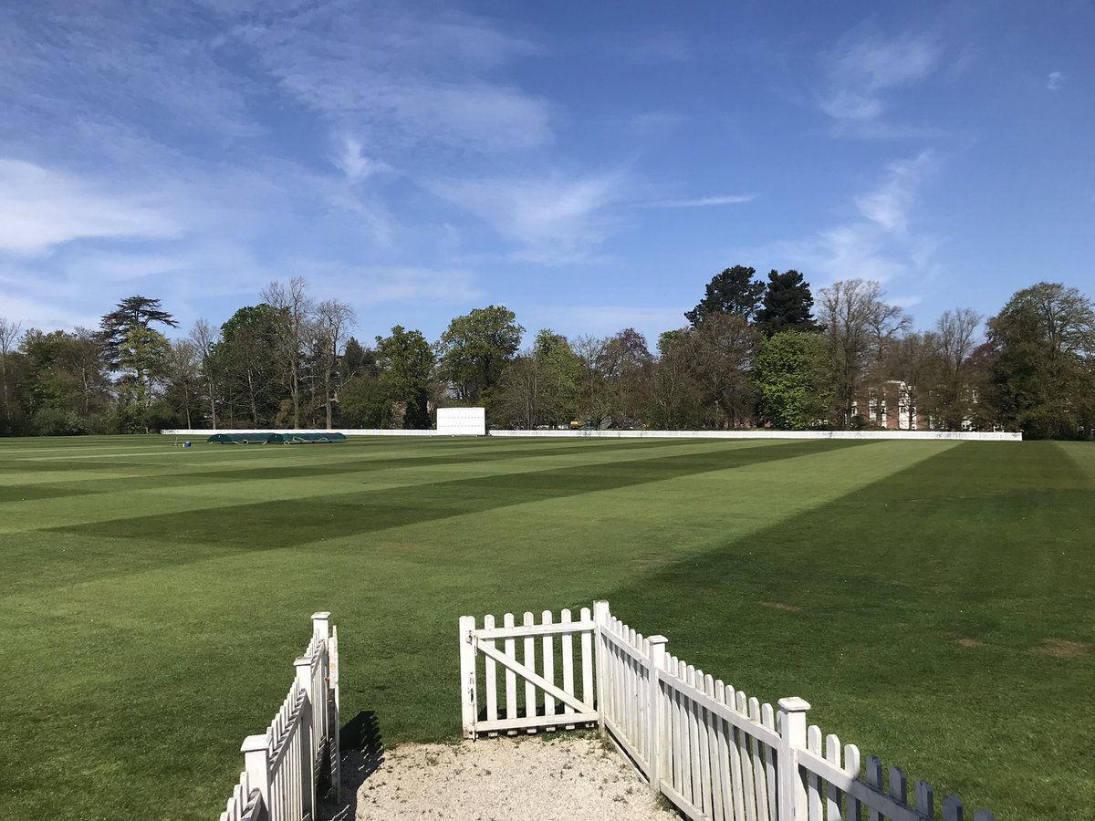 JHGroundsman's tweet photo. All coming together for tomorrows game against @stjohnssport ☀️🏏@NewHallCricket @NewHallSchool https://t.co/RXQYnzY3No