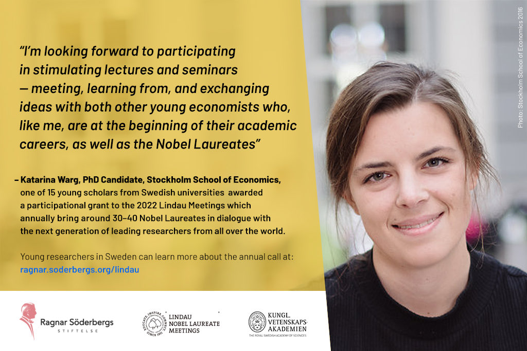 stiftelse's tweet image. Glad to present the 15 young scholars from Sweden awarded participational grants to this summer’s Lindau Nobel Laureate Meetings in Germany, in collaboration with @lindaunobel and The Royal Swedish Academy of Sciences @vetenskapsakad #LINO22 #LINOEcon:

ragnar.soderbergs.org/anslag/tvarvet…