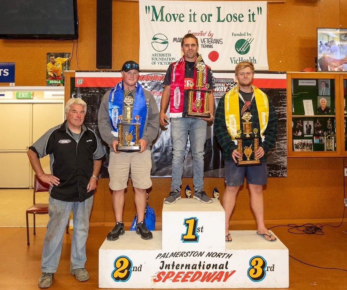 RaceMaxims's tweet image. Congratulations @Allard_JA &amp;amp; @MPickensRacing on continuing to be victorious in New Zealand🏆
Allard - Harrisville
Pickens - Palmerston
#racemaximswinner #repeatwinner