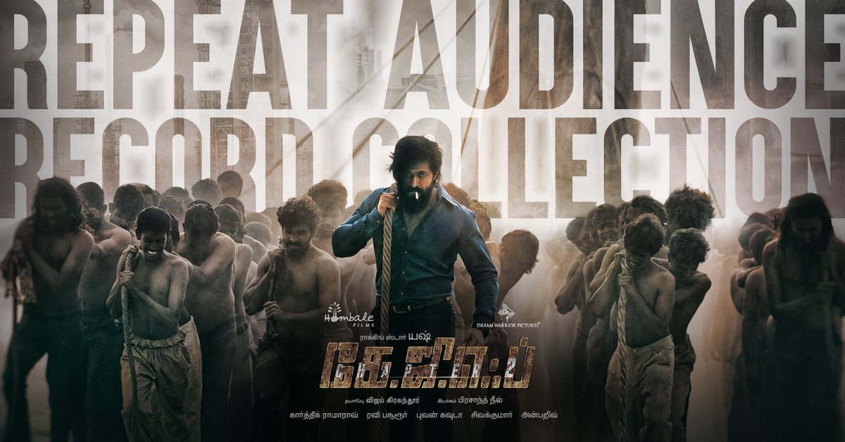 #KGF2 shifting to Main Screens #Screen1 from coming Friday at #SRIDEVICINEMAS #Screen3 all shows allocated to #KGF2 RECORDS ON BOARD 💥💥💥